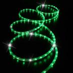  Cordon LED 44m Vert p�tillant 