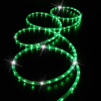  Cordon LED 44m Vert p�tillant 
