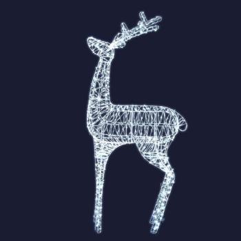  REINDEER - Renne debout H2.50m 