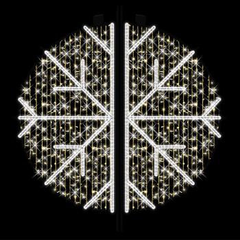  Snowflake H1,8x1,8m BL pt 