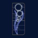  LUNA-Motif H2mxL0,6m LED bleu 