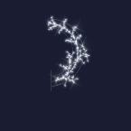  MARIA-Motif Poteau LED Ht 1,4m 