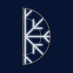  SNOWFLAKE - Motif NEON Blc fr 