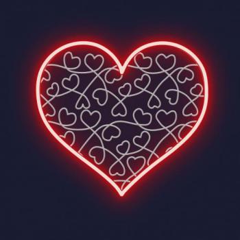  AIMEE-Motif Coeur Aime O58cm 