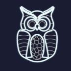  VICTOR-Hibou H85xL62cm-NEON 