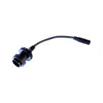  Adaptateur E27 -L.0,28m - noir 