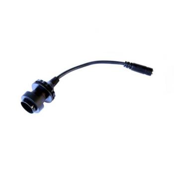  Adaptateur B22-L.0,28m -noir 
