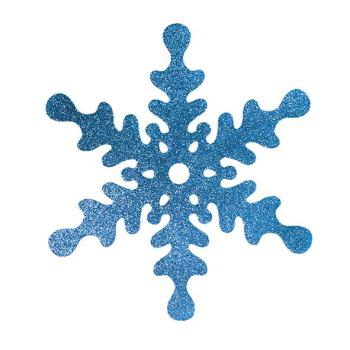  Flocon paillet O40 cm BLE 