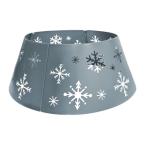  Cache pied sapin M�tal Argent 