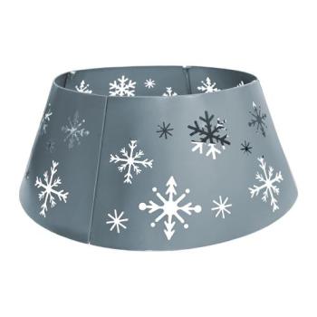  Cache pied sapin M�tal Argent 