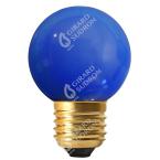  Spherical LED 1W E27 30Lm blue 