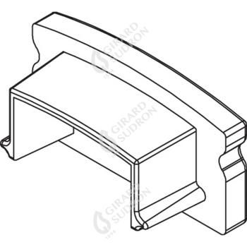  Embouts pour profile aluminium 