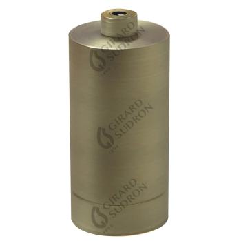  Douille Cylindre Acier E27 Or 