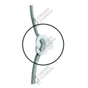  Arret De Cable Nylon Incolore 