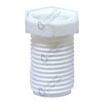  Raccord 6 Pans Nyl.Blanc M.10X 