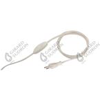  Cordon 2X0.75 L.1.50M Blanc Av 