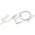  Cordon 2X0.75 L.2M Blanc Avec 