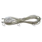  Cordon 2X0.75 L.2M Blanc Ss In 