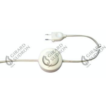  Cordon 2X0.75 L.3.50M Blanc In 