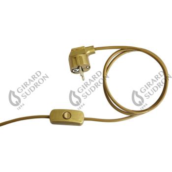  Cordon 3X0.75 L.2M Or F.Euro S 