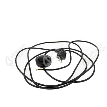  Cordon 3X0.75 L.3.5M Noir F.Eu 