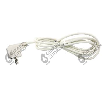  Cordon 3X0.75 L.2M Blanc 