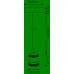  EcoWatts  Suspension E27 mtal 