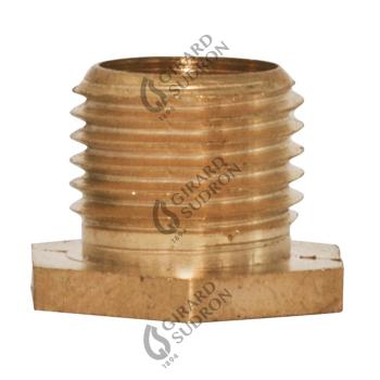  Raccord 6 Pans Laiton M.10X1 H 