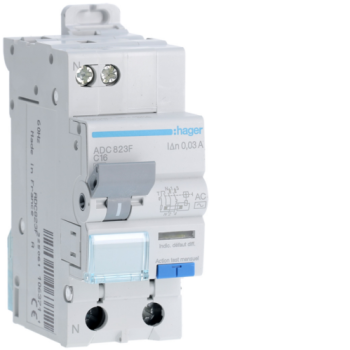  Disj.dif 1P+N 4.5kA C-16A 30mA 