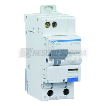  Disj. diff. 1P+N 3kA C-16A 30m 