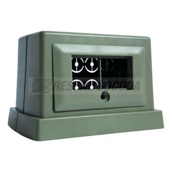  Borne pour 4 prises 45x45 pour 