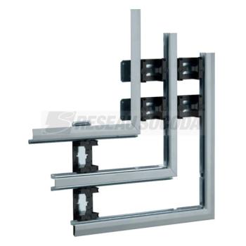  Angle Plat BKIS 25, 2-c, acier 