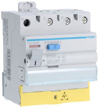  Inter dif 3P+N 25A 30mA AC BD 