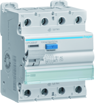  Inter. diff. 3P+N 100A 300mA A 