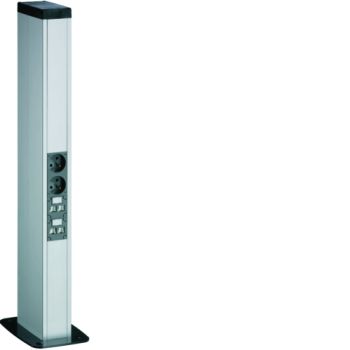  Colonnette 2 faces H650mm alu 