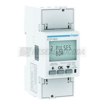  Compteur mono direct 80A 2M S0 