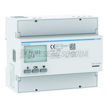  Compteur tri direct 125A 6M S0 