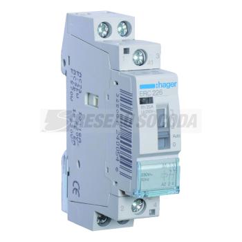  Contacteur cde manu 25A, 2O, 2 