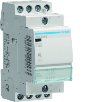  Contacteur Sil. 25A, 4F, 230V 