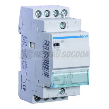  Contacteur 25A, 4O, 230V 