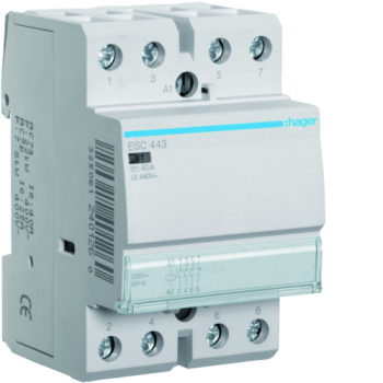  Contacteur 40A, 3F+1O, 230V 