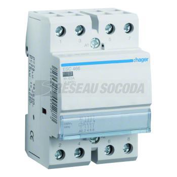  Contacteur 63A, 3F+1O, 230V 