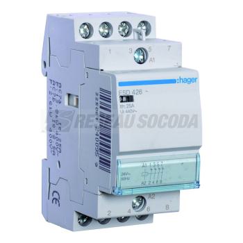  Contacteur 25A, 4O, 24V 