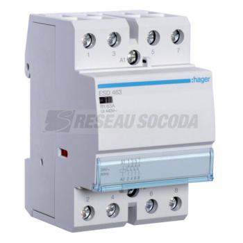  Contacteur 63A, 4F, 24VAC 