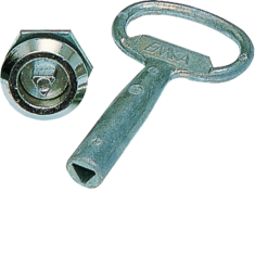  Serrure triangle m�le 