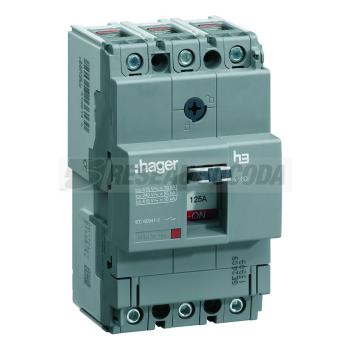  Disjoncteur h3 x160 TM 3x125A 