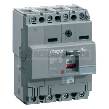  Disjoncteur h3 x160 TM 4x125A 