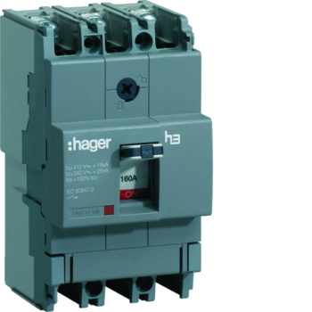  Disjoncteur h3 x160 TM 3x160A 