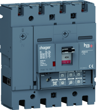  Disjoncteur h3+ P250 LSI 4x40A 