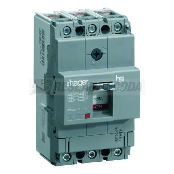  Disjoncteur h3 x160 TM 3x125A 